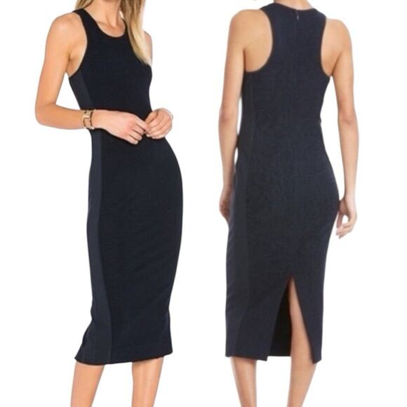 Diane von Furstenberg Teyla Bodycon Dress‎ Womens 0 Power Dressing Evening Wear - Picture 1 of 9
